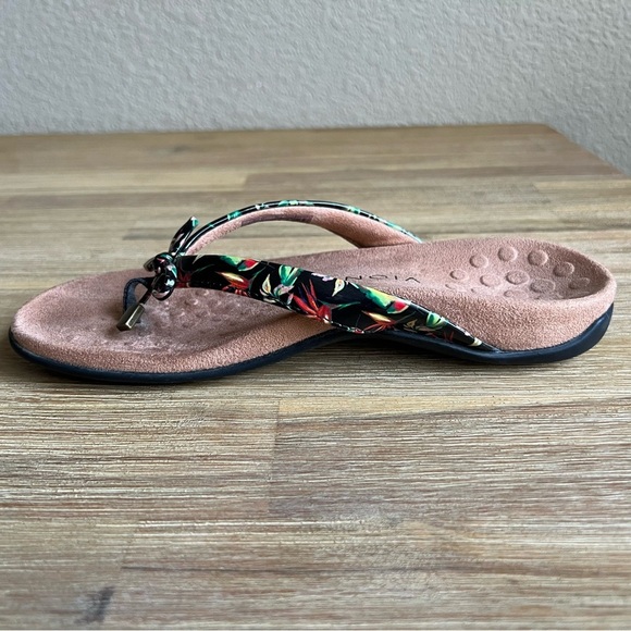Vionic Bella II Black Toe-Post Sandal Flip Flop Women's Size 6 Tropical - Picture 3 of 10